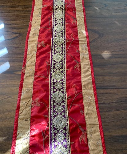 Revive – Embroidered Table Runner