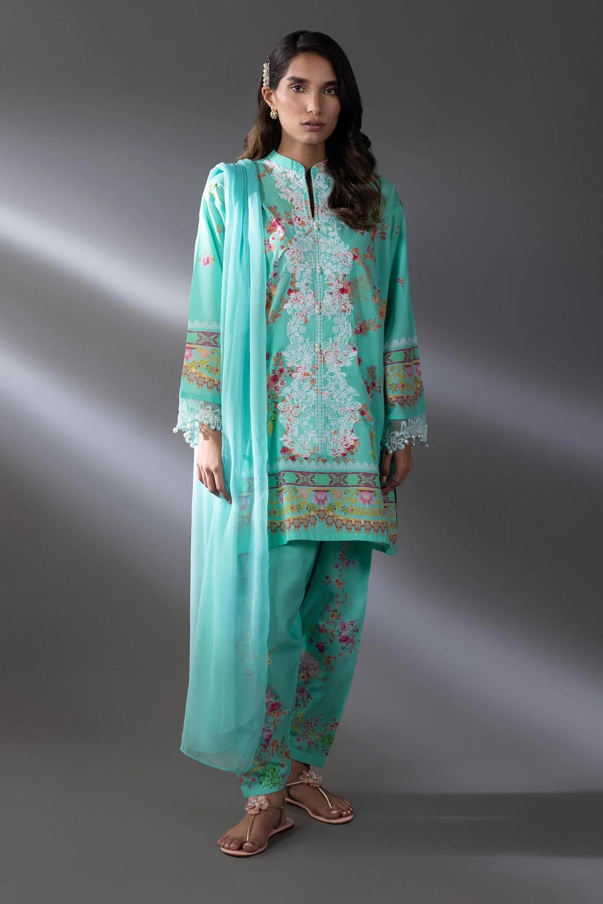 Sana Safinaz | 3-Piece Pret Stitched Lawn