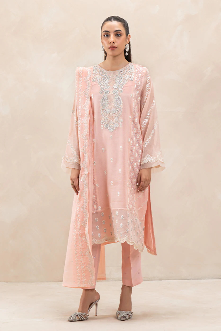 Beechtree | Embroidered Luxury Pret 3-Piece Cotton
