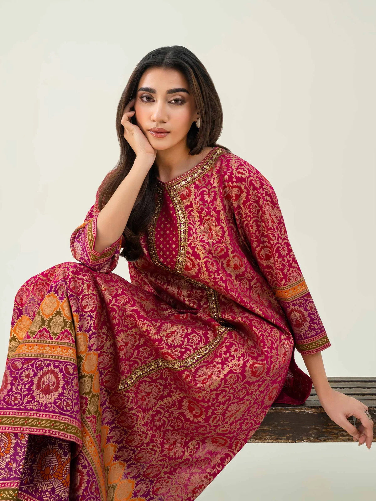 Limelight | Printed Sequin Pret 2-Piece Embellished Lawn