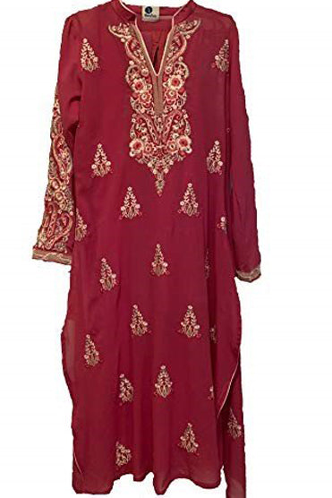 Revive | Embroidered Pret 4-Piece Georgette