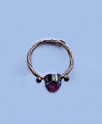 Revive – 925 Sterling Silver Handmade Turkish Minimal Dainty Gemstone Ring