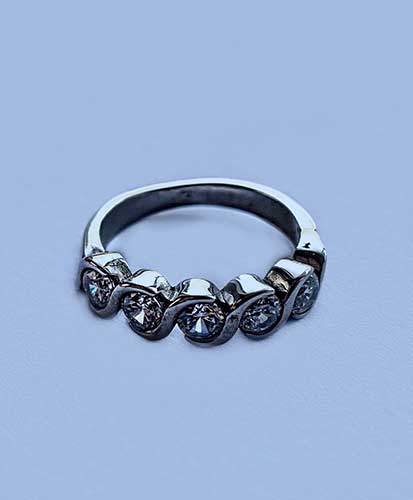 Revive – 925 Sterling Silver Handmade Turkish Modern Multi Gemstone Ring