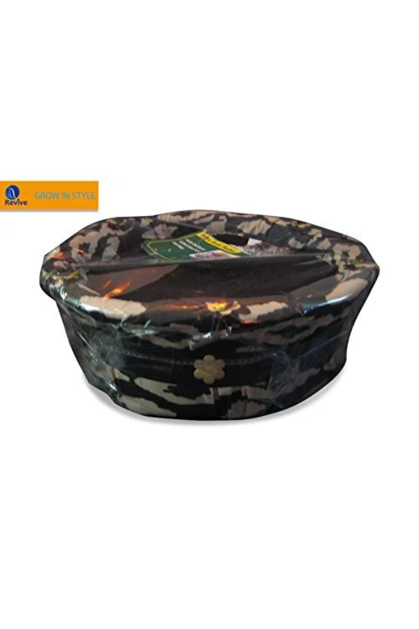 Revive | Hand Made Natural Cane Bread Basket quilted and wrapped with Cotton Fabric