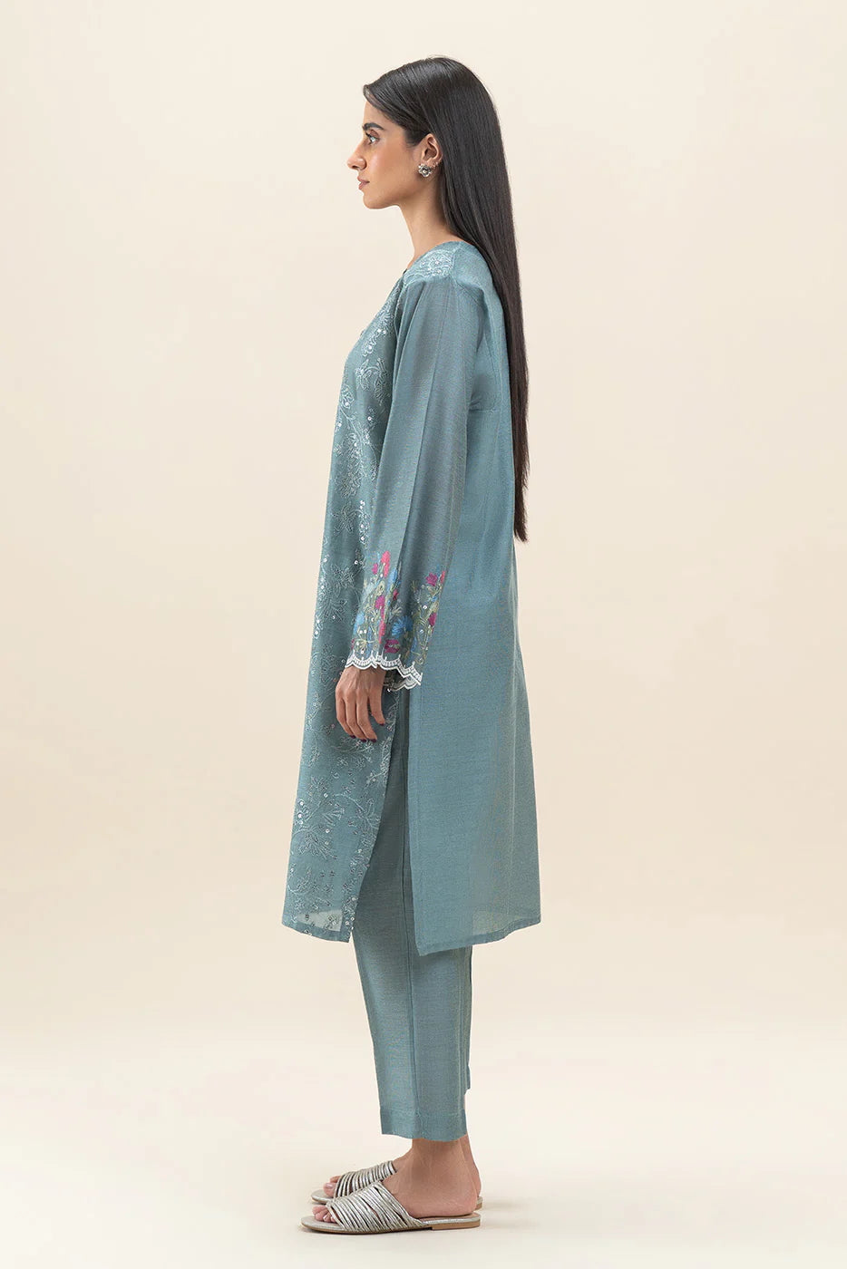 Beechtree | Embroidered Pret 2-Piece Two-Tone