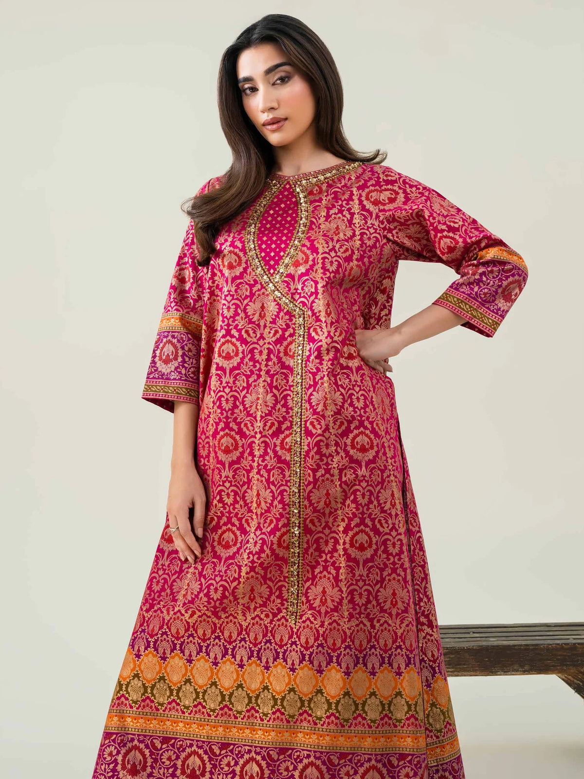 Limelight | Printed Sequin Pret 2-Piece Embellished Lawn