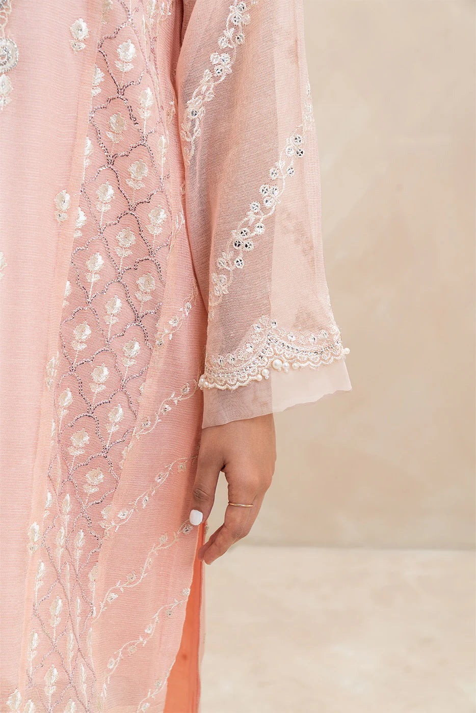 Beechtree | Embroidered Luxury Pret 3-Piece Cotton