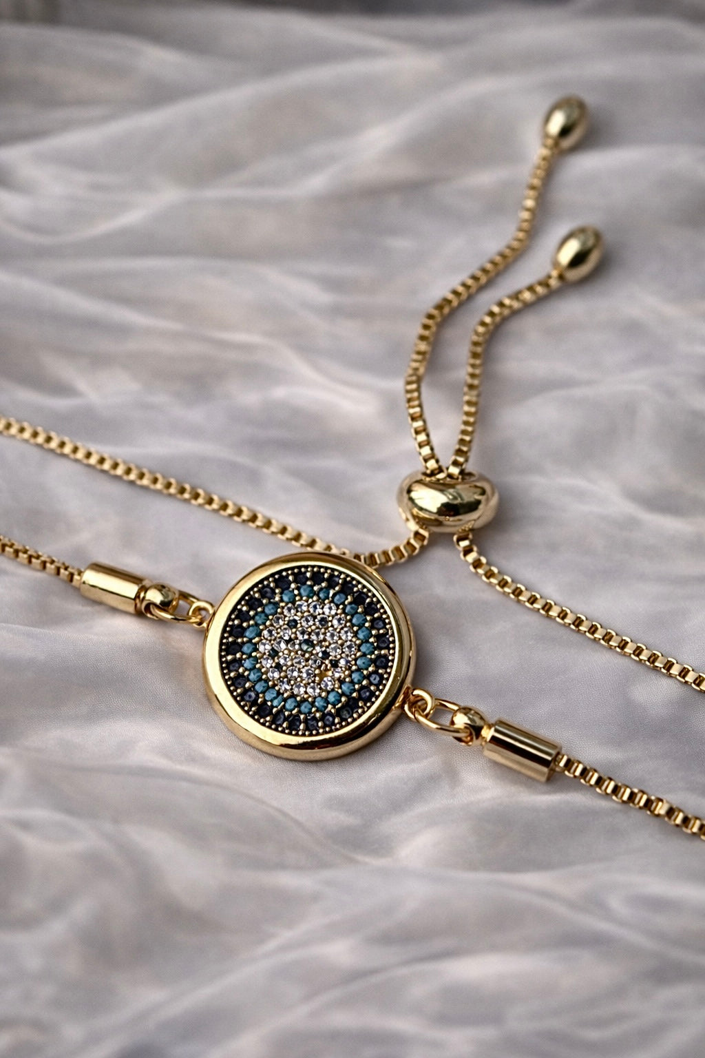 Revive | Handmade Turkish Evil Eye Adjustable Barcelet