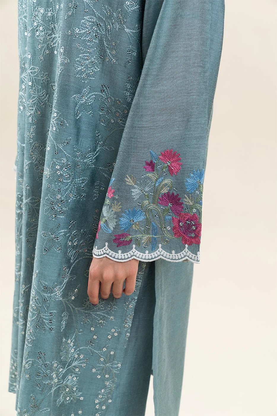 Beechtree | Embroidered Pret 2-Piece Two-Tone