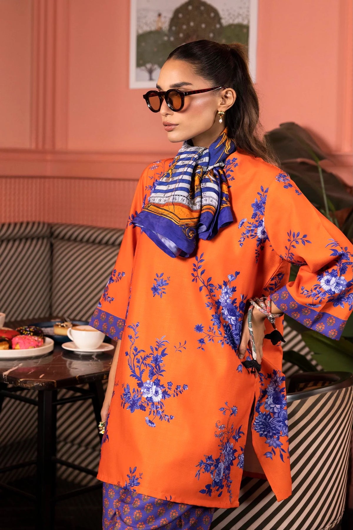 Sana Safinaz | Stitched Printed 2-Piece Pret Herringbone