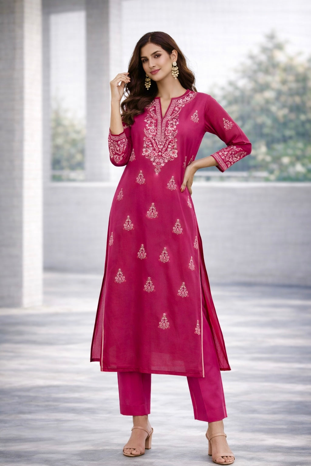 Revive | Embroidered Pret 4-Piece Georgette