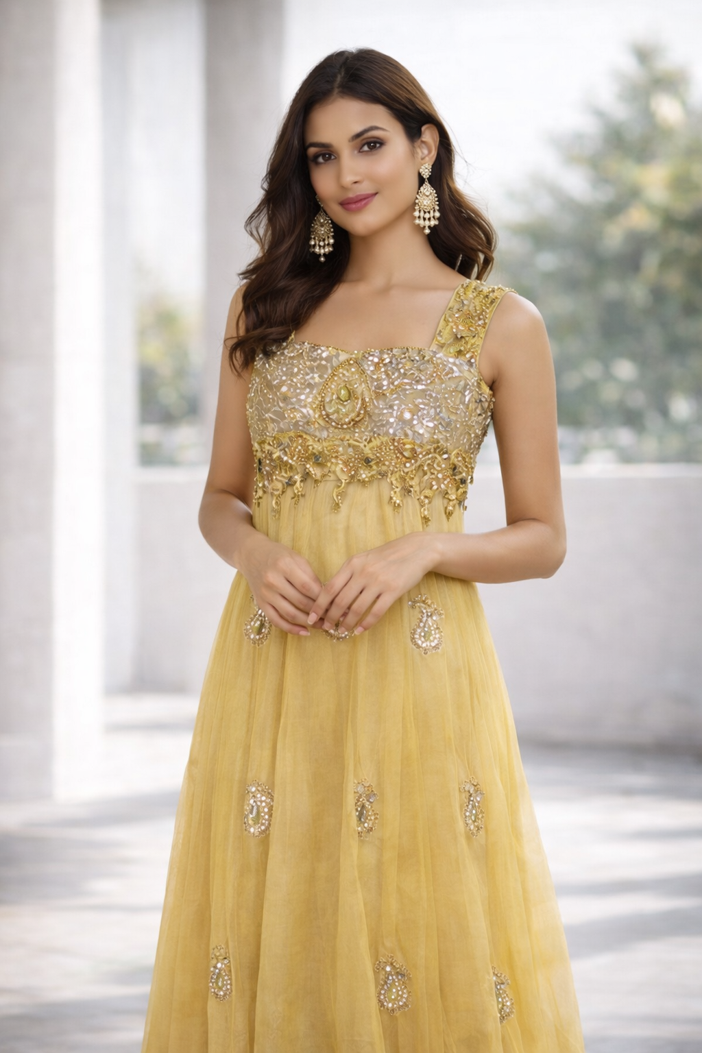 Revive | Luxury Pret 3-Piece Net Anarkali