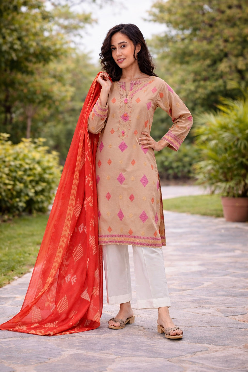 Revive | Embroidered Pret 2-Piece Jacquard