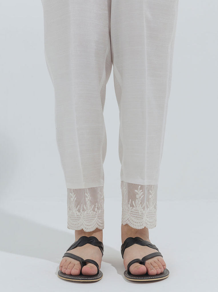 Beechtree | Basic Pret 1-Piece Raw Silk Pants