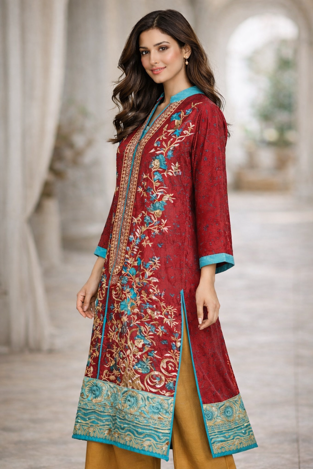 Revive | Embroidered Pret 3-Piece Linen