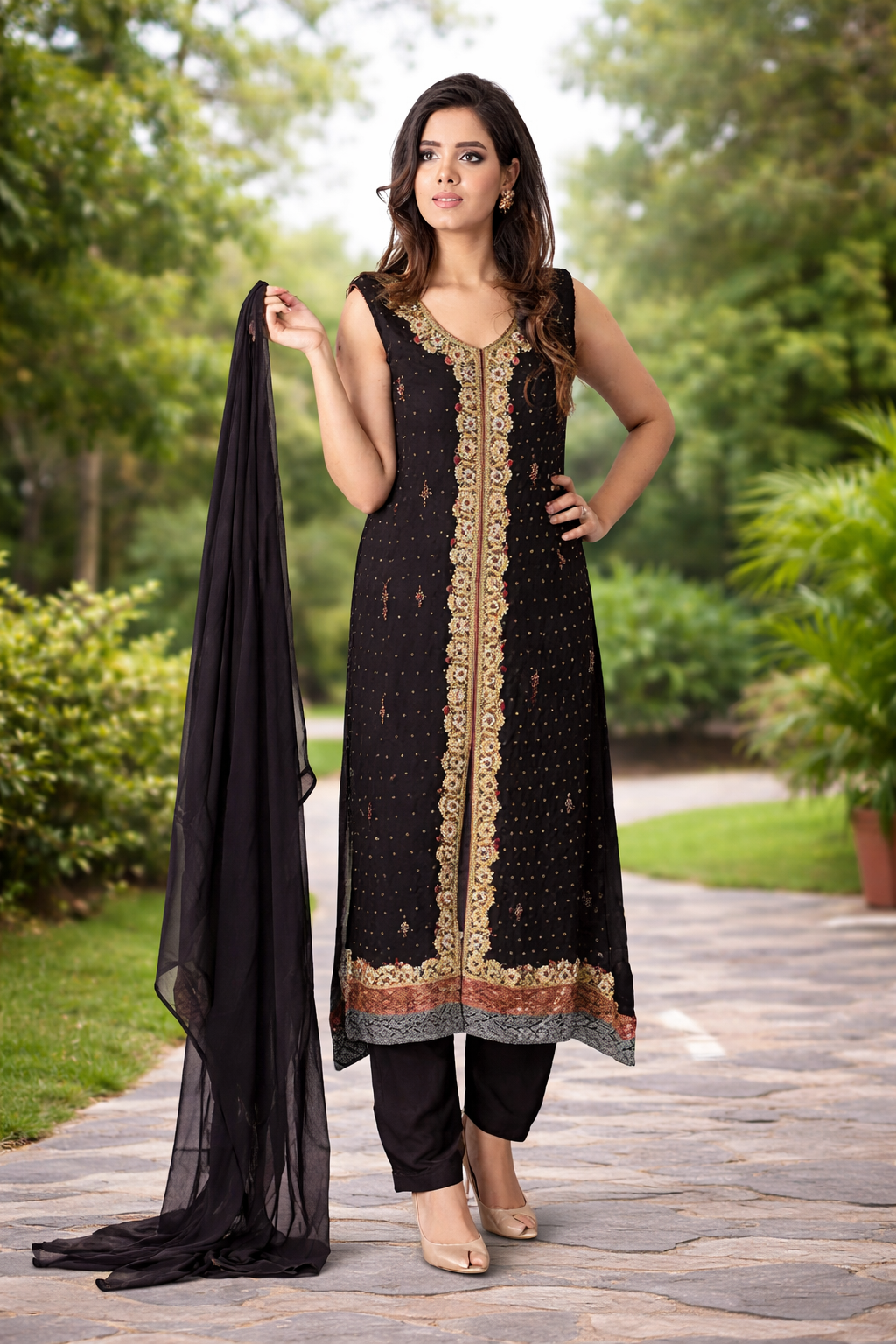 Revive | Luxury Pret 3-Piece Net