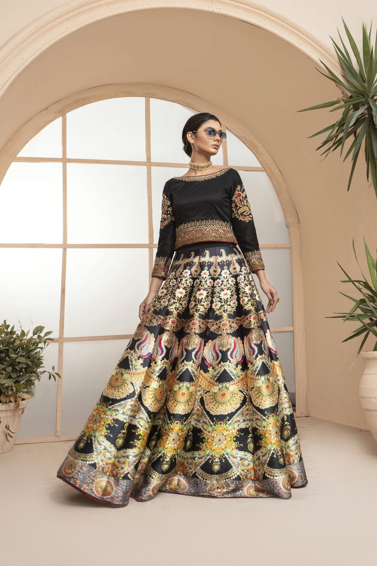 Sarah Salman | Formal Pret 3-Piece Silk Jamawar