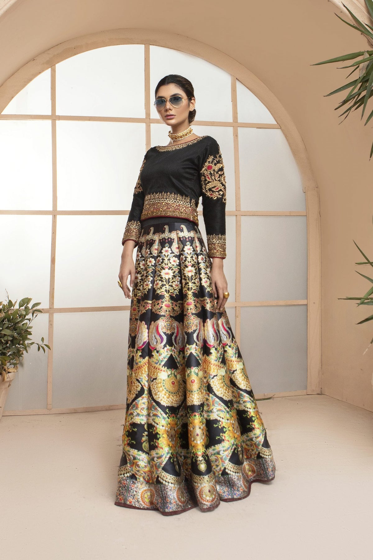 Sarah Salman | Formal Pret 3-Piece Silk Jamawar