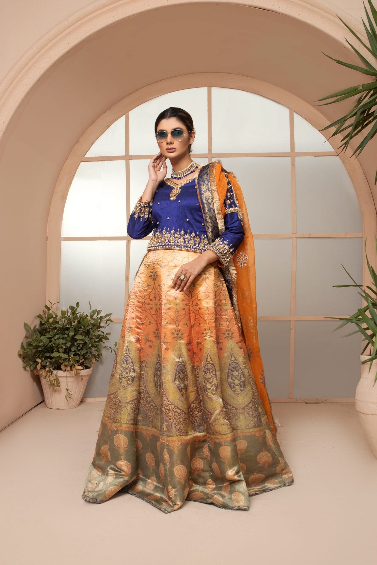 Sarah Salman | Formal Pret 3-Piece Silk Jamawar