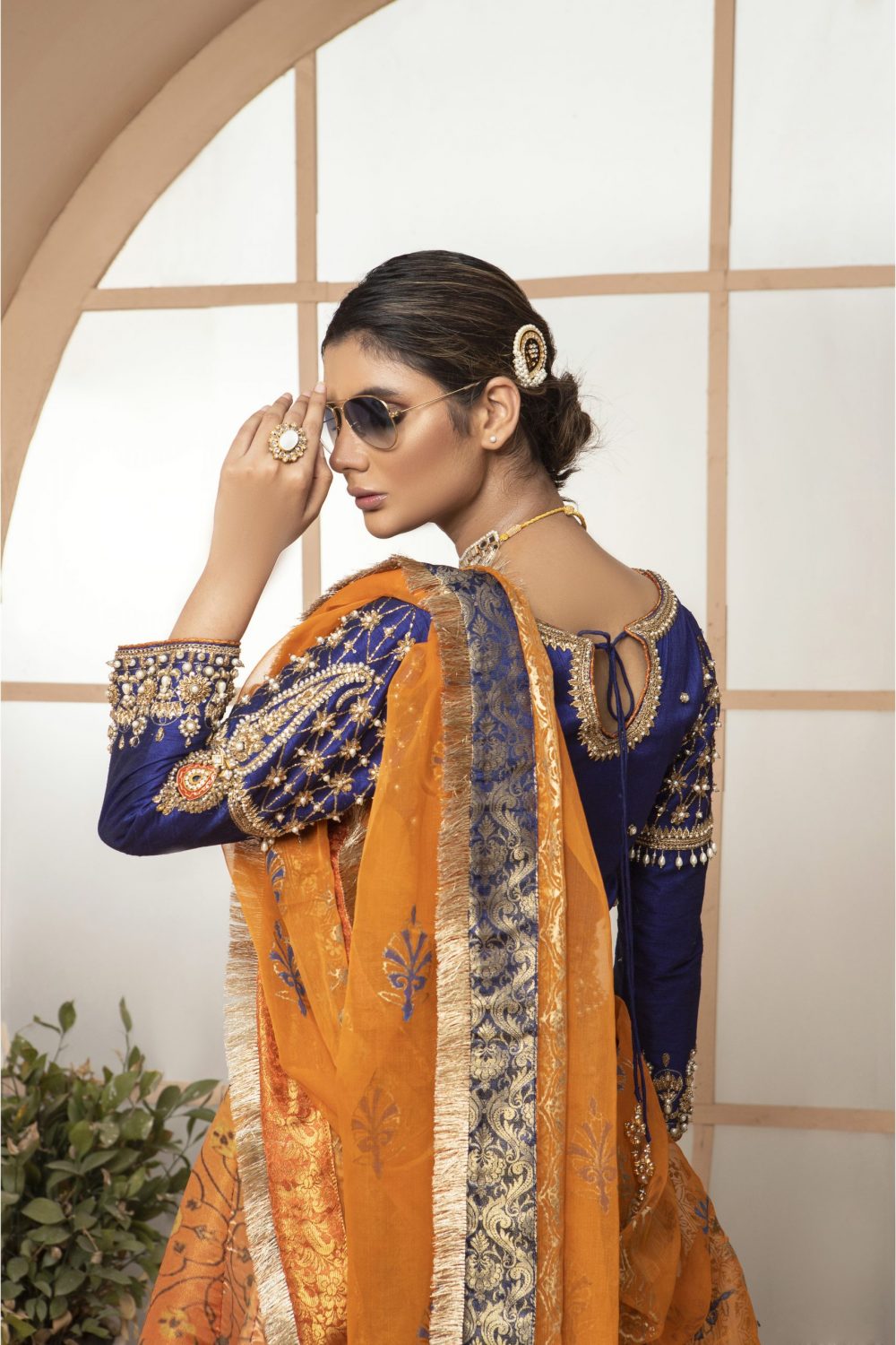Sarah Salman | Formal Pret 3-Piece Silk Jamawar