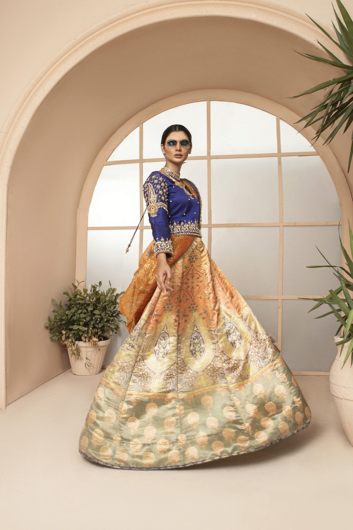 Sarah Salman | Formal Pret 3-Piece Silk Jamawar