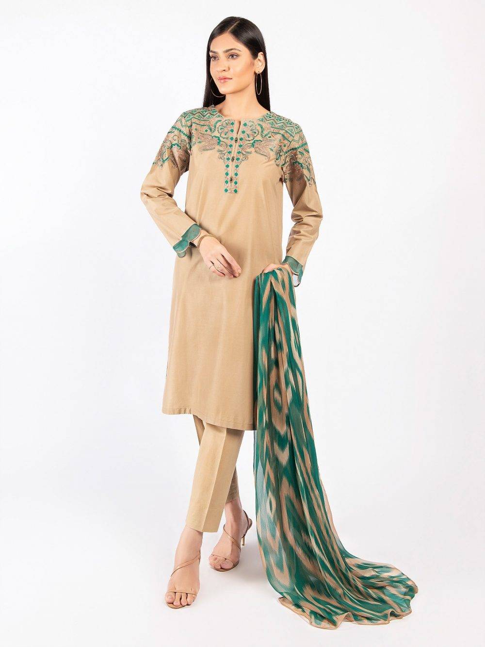 Limelight | Embroidered Pret 2-Piece Cambric