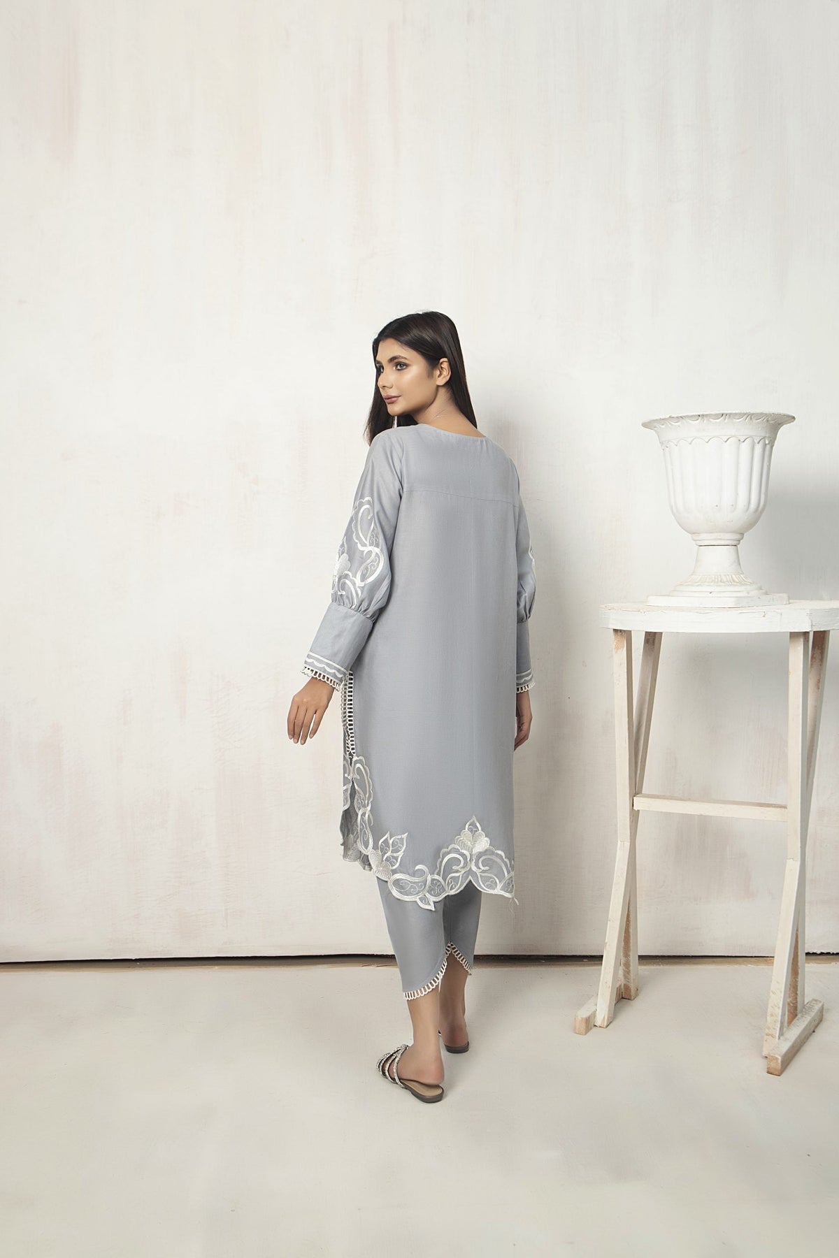 Sarah Salman | Basic Pret 3-Piece Cotton Silk
