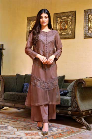 Sarah Salman | Basic Pret 2-Piece Organza