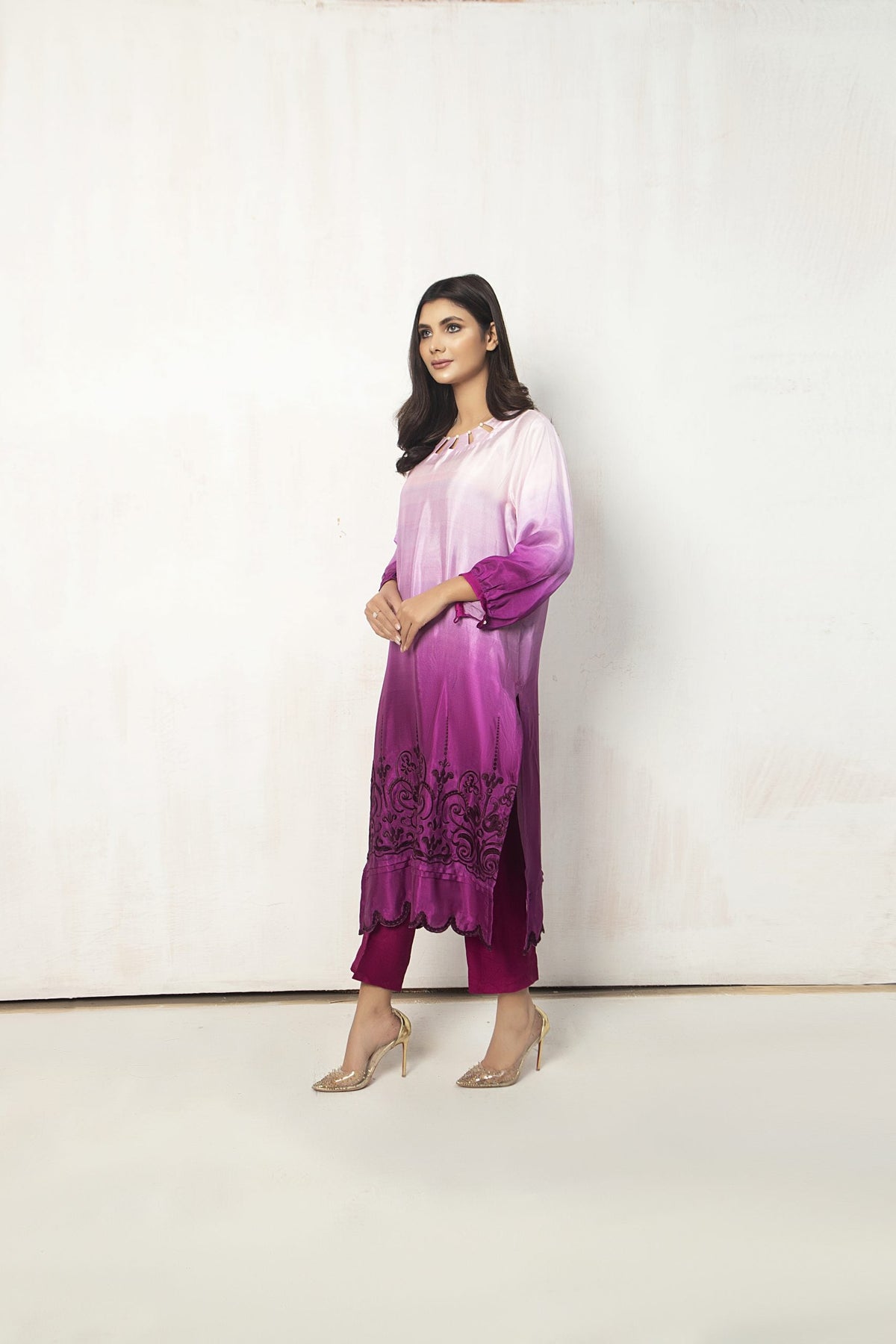 Sarah Salman | Basic Pret 3-Piece Silk