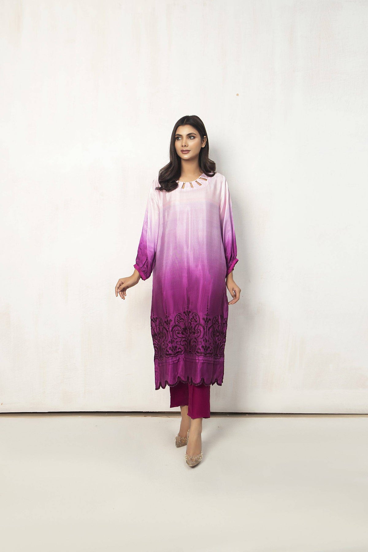 Sarah Salman | Basic Pret 3-Piece Silk
