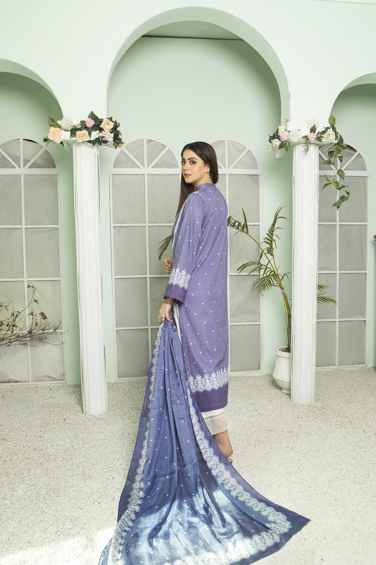 Sarah Salman | Basic Pret 3-Piece Cotton Silk