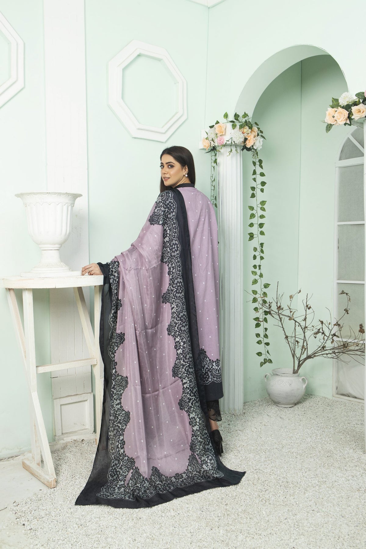 Sarah Salman | Basic Pret 3-Piece Cotton Silk