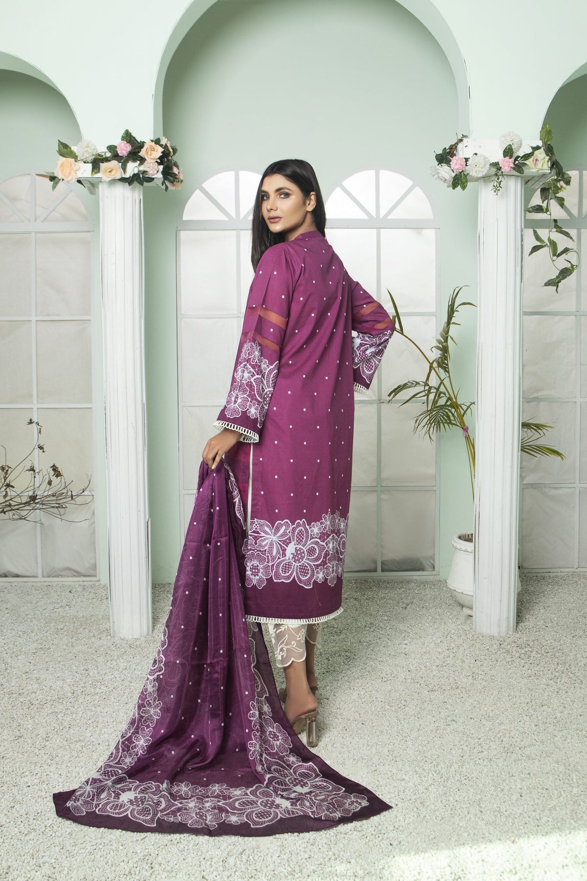 Sarah Salman | Basic Pret 3-Piece Cotton Silk