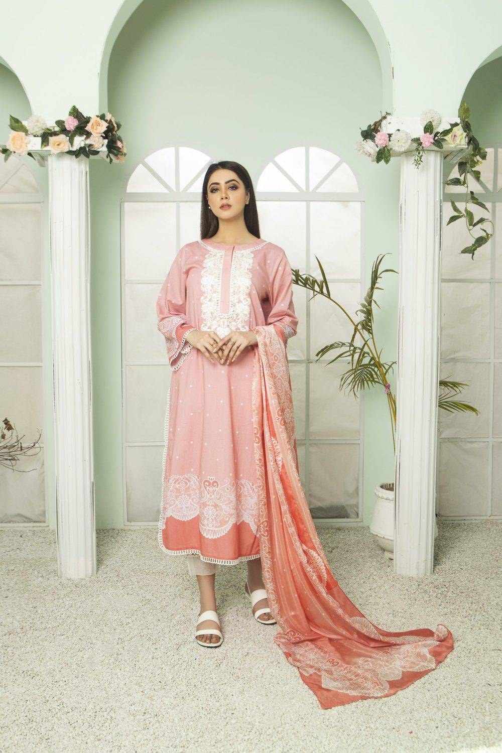 Sarah Salman | Basic Pret 3-Piece Cotton Silk