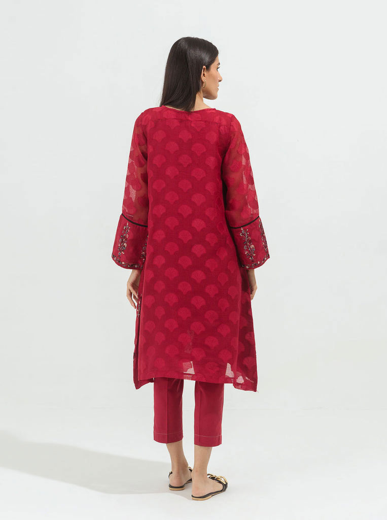 Beechtree | Embroidered Pret 1-Piece Jacquard