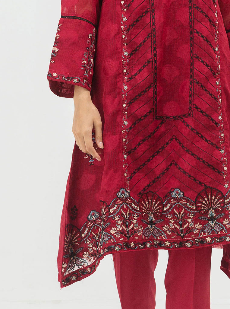 Beechtree | Embroidered Pret 1-Piece Jacquard