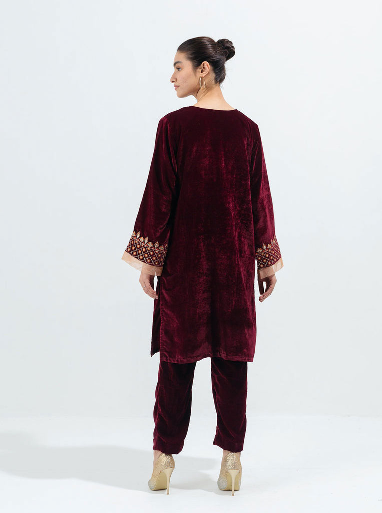 Beechtree | Embroidered Pret 1-Piece Velvet