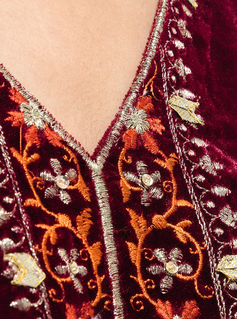 Beechtree | Embroidered Pret 1-Piece Velvet